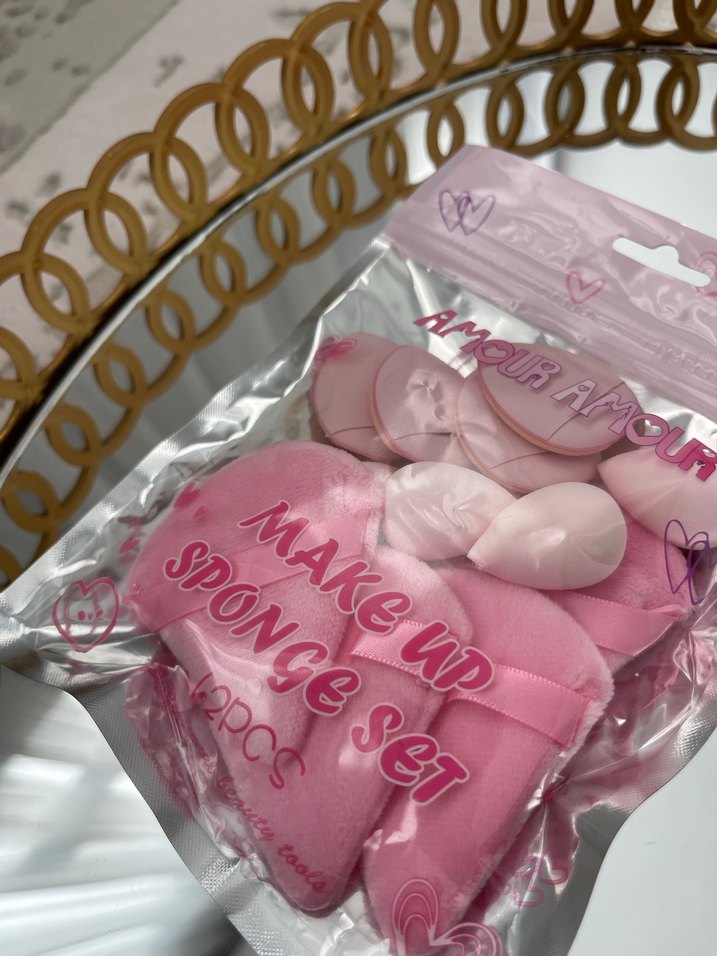 Pembe Makyaj Süngeri Seti 12'li - Görsel 5