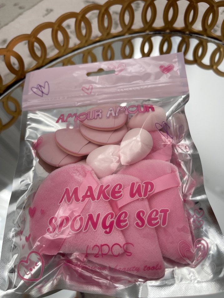 Pembe Makyaj Süngeri Seti 12'li - Görsel 2