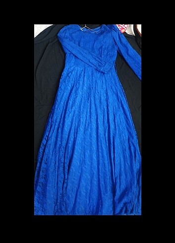 mavi günlük elbise