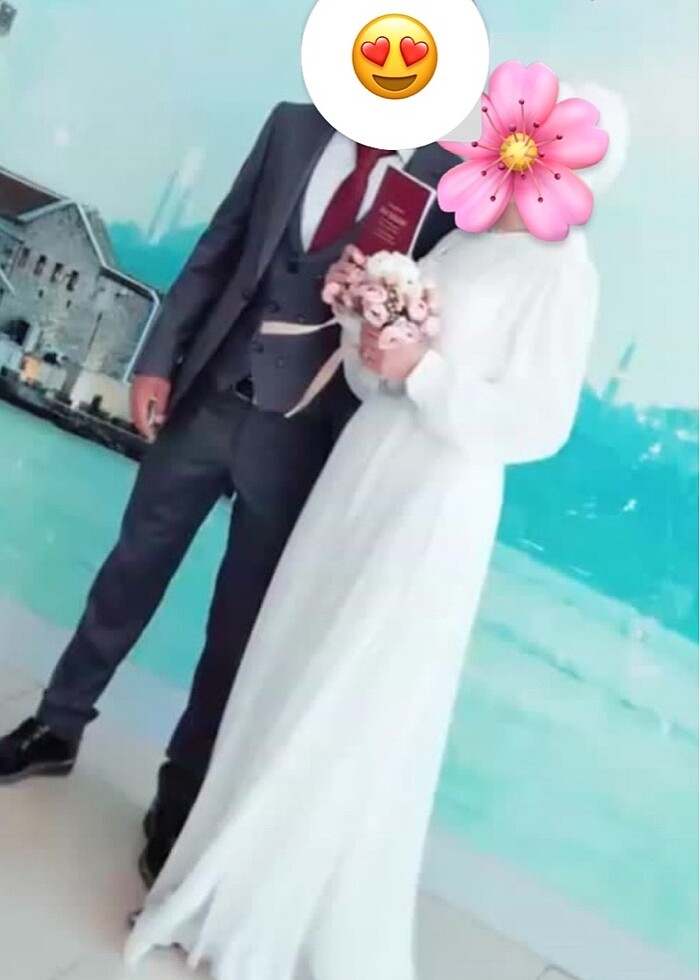 Tesettür nikah elbisesi - Görsel 2