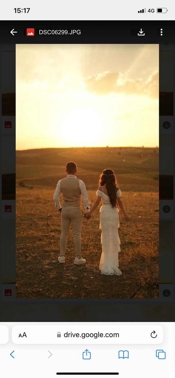 Bohem Tarzı Beyaz Uzun A-Line Gelinlik - Görsel 3