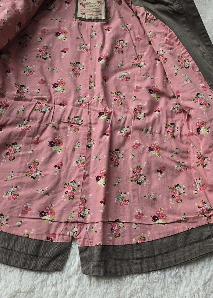 5/6 yaş trençkot - Görsel 3