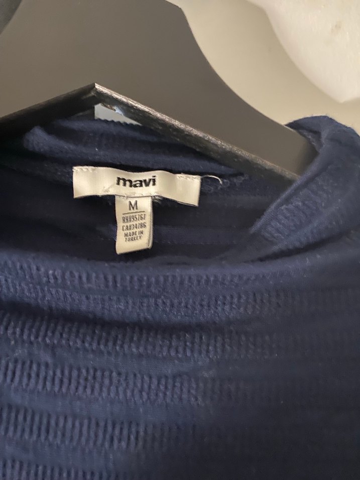 mavi lacivert üst - Görsel 2