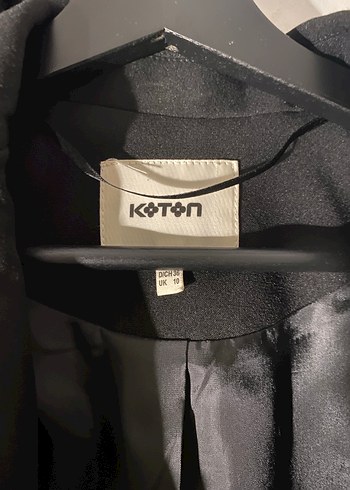 Düğmeli Siyah Kadın Blazer Ceket - Görsel 2