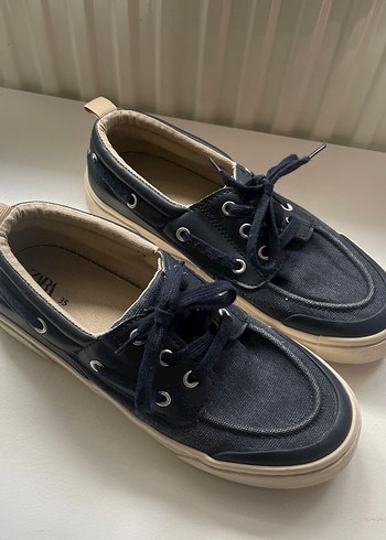 Erkek Çocuk Lacivert Denim Sneakers