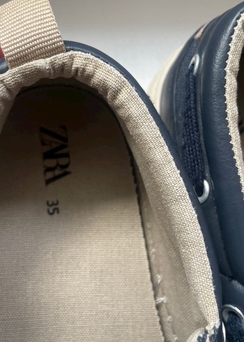 35 Beden lacivert Renk Erkek Çocuk Lacivert Denim Sneakers