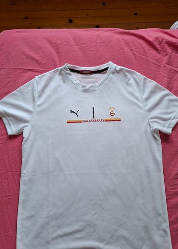 Beyaz Galatasaray Puma Spor Tişörtü