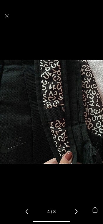 Beden siyah Renk Orijinal Nike Sırt Çantası