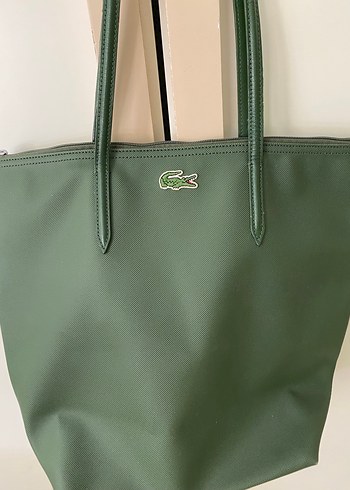 Lacoste Lacoste Yeşil Fermuarlı Minimalist Kadın Çanta
