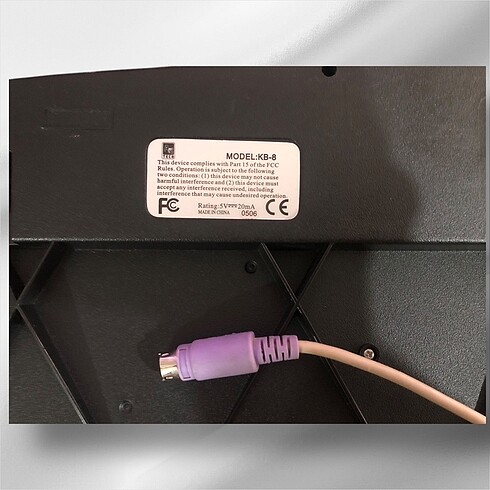 A4TECH KABLOLU KLAVYE - Görsel 5