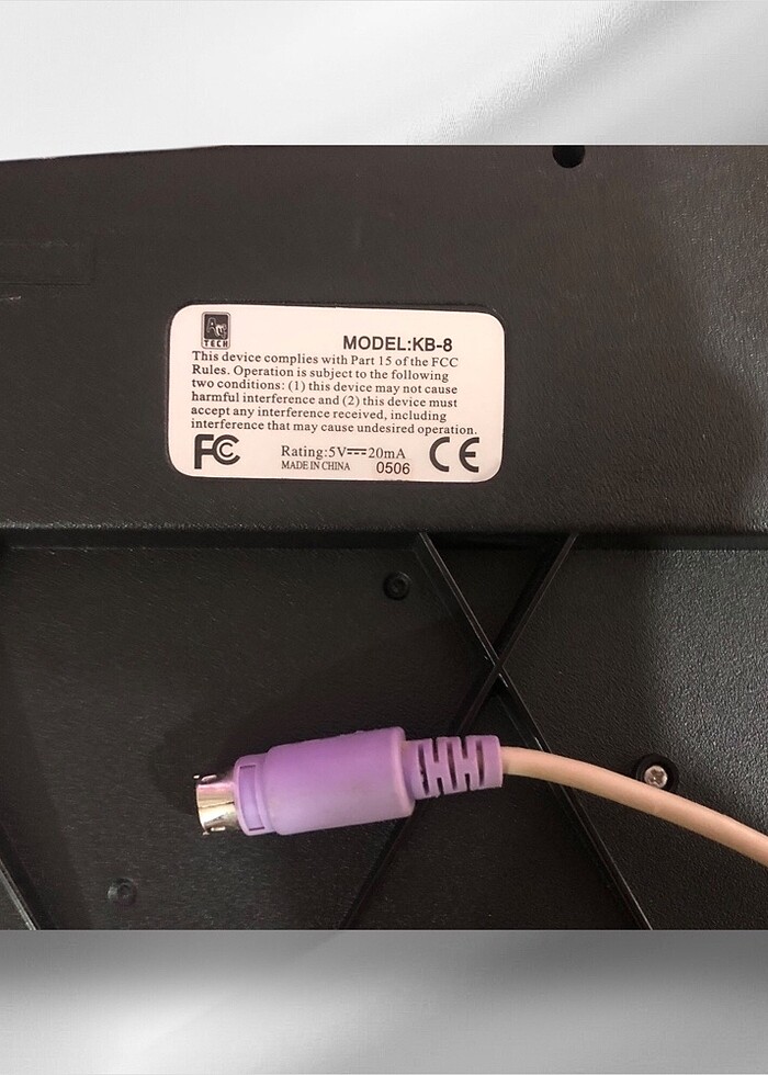 A4TECH KABLOLU KLAVYE - Görsel 5