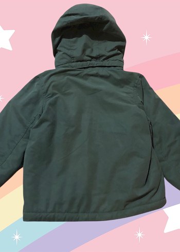 4 Yaş Beden yeşil Renk H&m su tutmaz çocuk mont