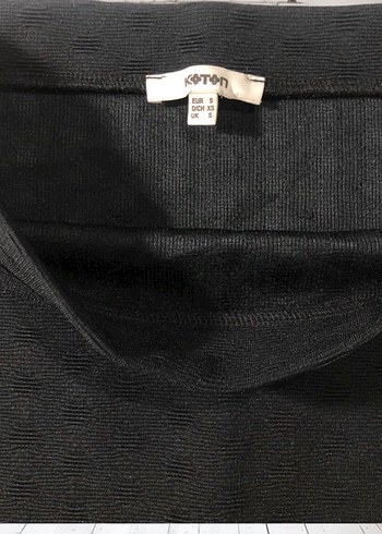 Koton dokuma desenli etek - Görsel 4