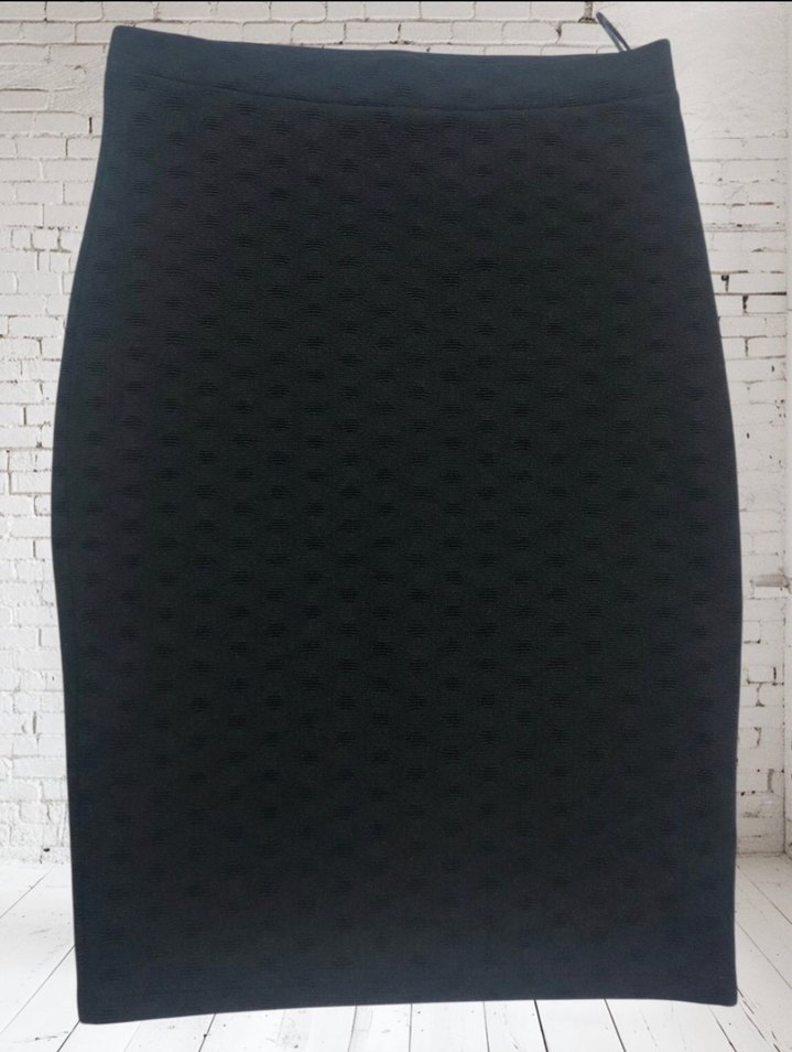 Koton dokuma desenli etek - Görsel 5