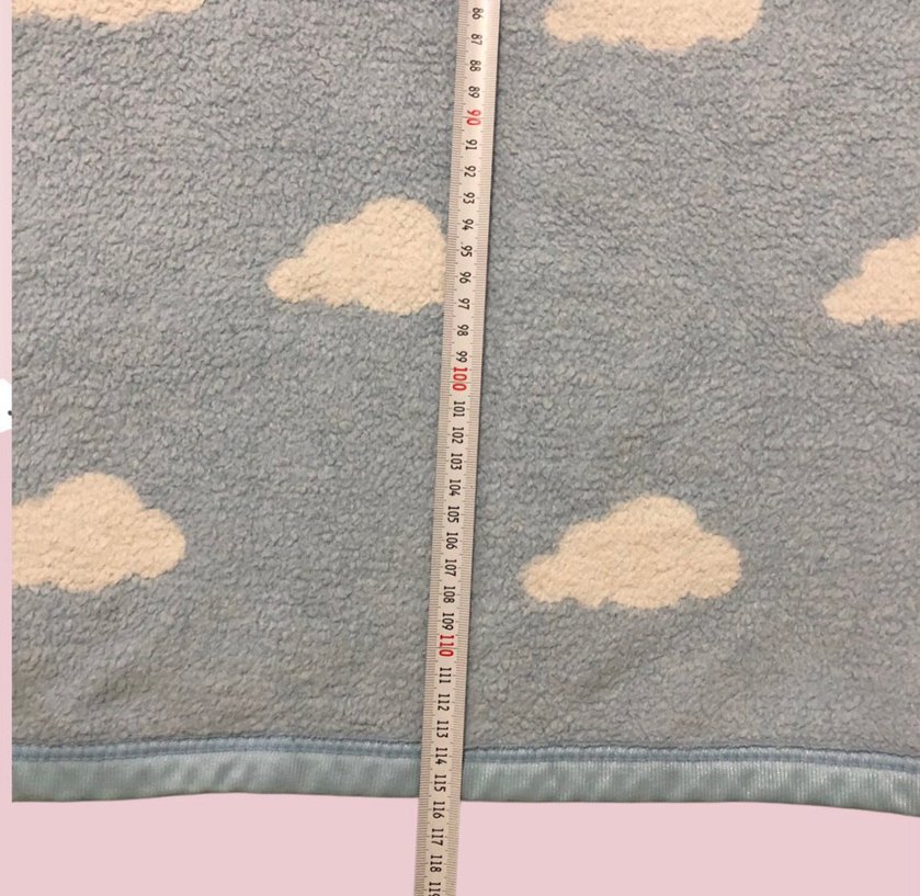 English home Mavi Bulut Desenli bebek Battaniyesi - Görsel 4