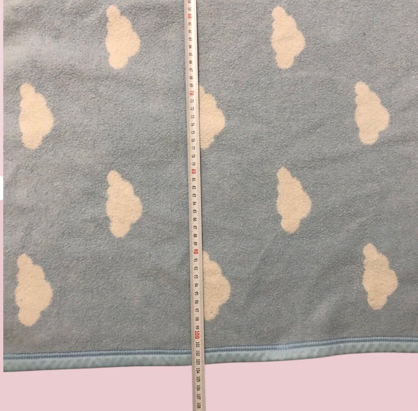 English home Mavi Bulut Desenli bebek Battaniyesi - Görsel 5