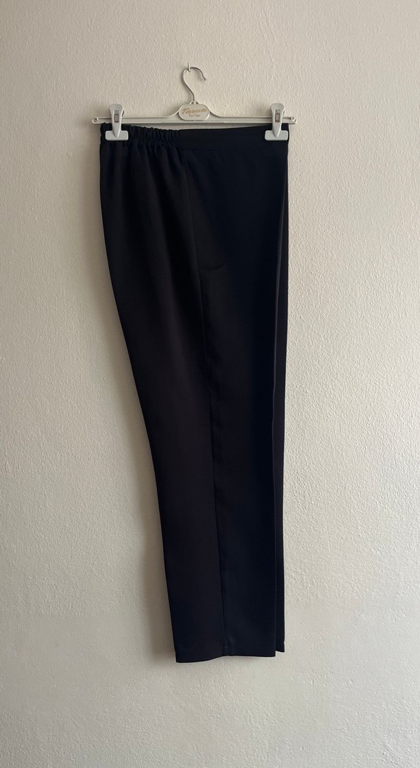 Siyah Kemerli Mini Ofis Elbisesi - Görsel 2