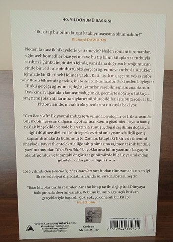 Beden Renk Gen Bencildir - Richard Dawkins