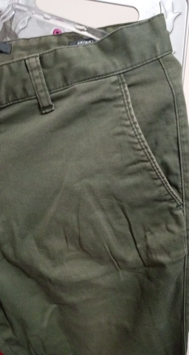 Düğmeli Yeşil Erkek Rahat Pantolon - Görsel 3