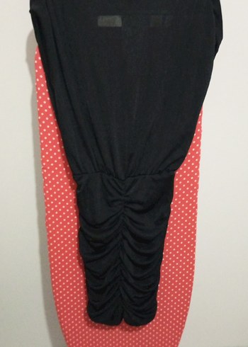 Siyah Mini Elbise - Görsel 4