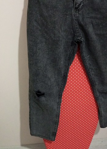 Kadın Siyah Kot Pantolon - Görsel 2