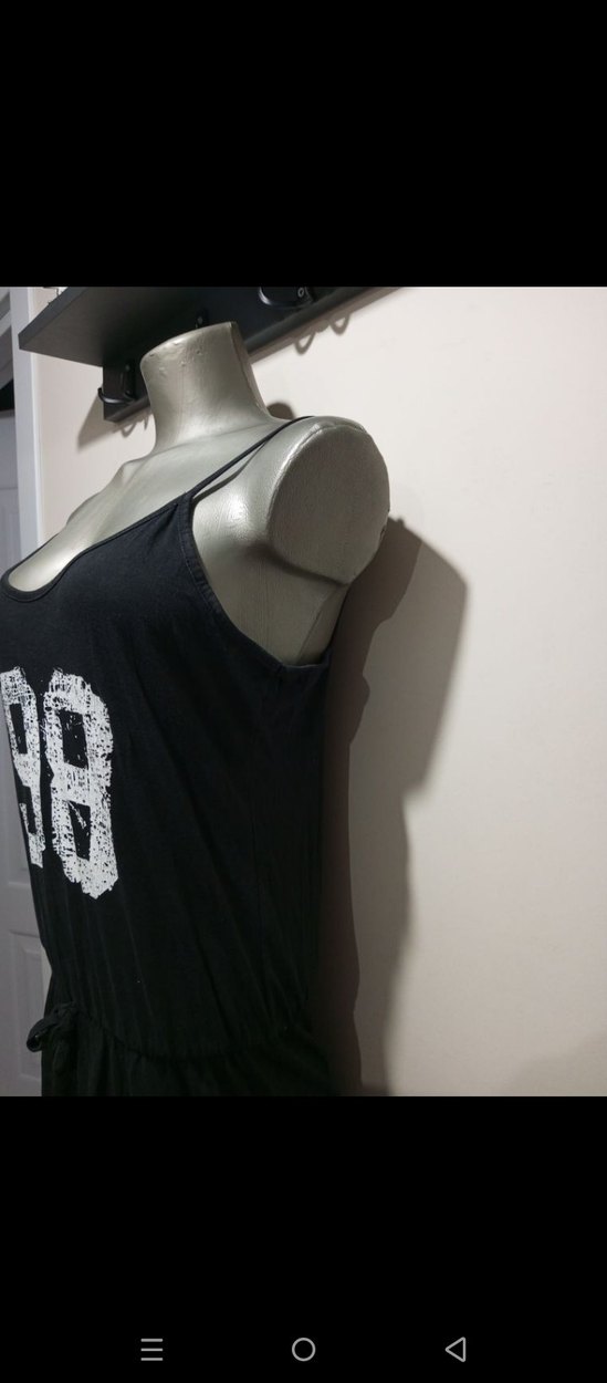 Siyah Spor Kısa Tulum - Görsel 5