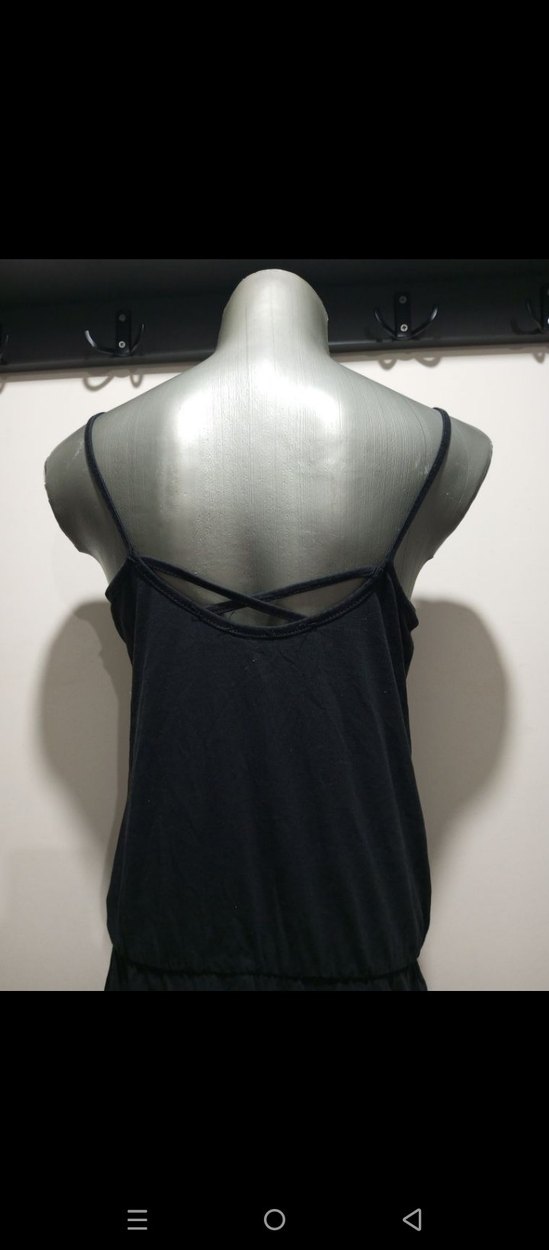 Siyah Spor Kısa Tulum - Görsel 2