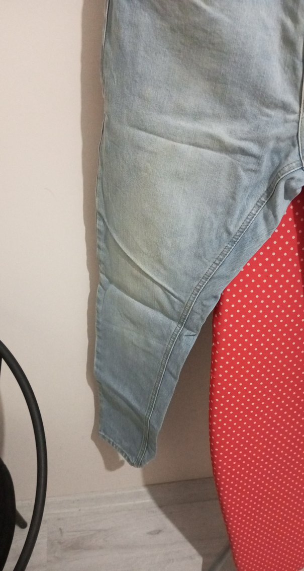 Mavi Düğmeli Erkek Kot Pantolon - Görsel 4