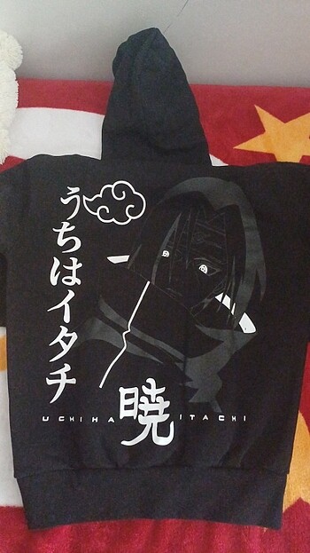 SİYAH ANİME ESWEATSHİRT  - Görsel 2