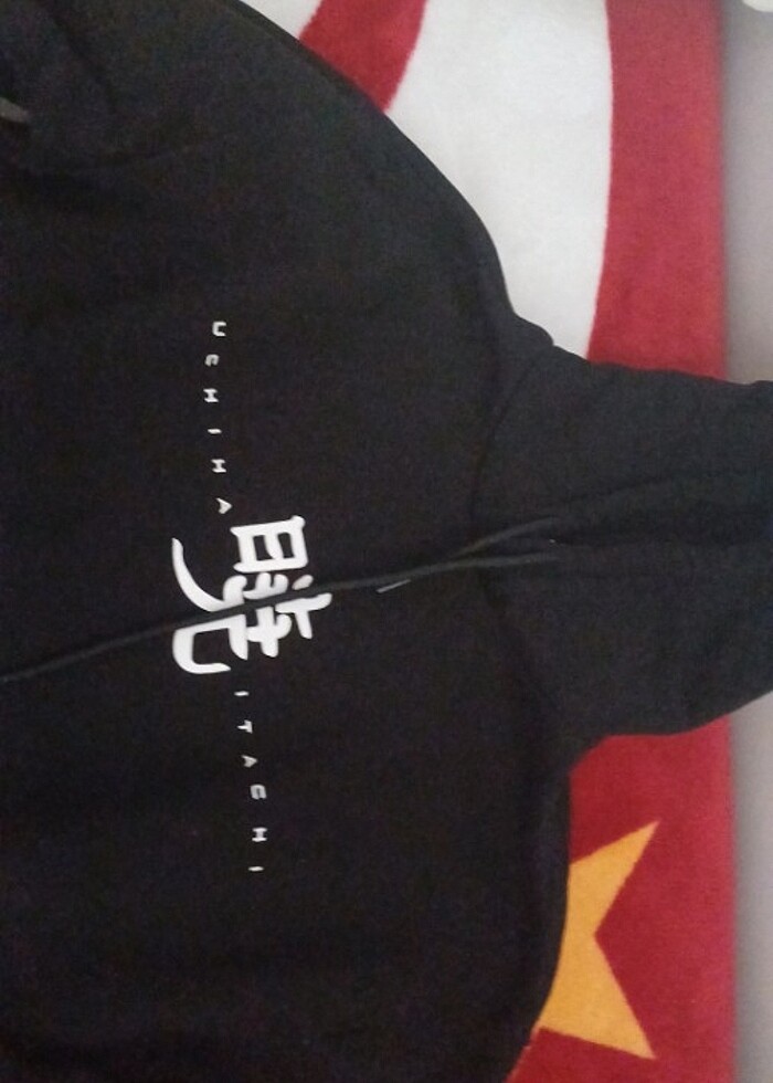 SİYAH ANİME ESWEATSHİRT  - Görsel 3