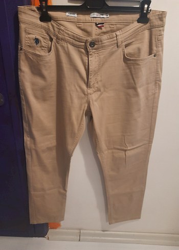 U.S Polo Assn. Bej Slim Fit Pantolon Us Polo