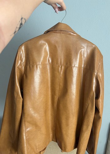 vintage deri ceket - Görsel 2