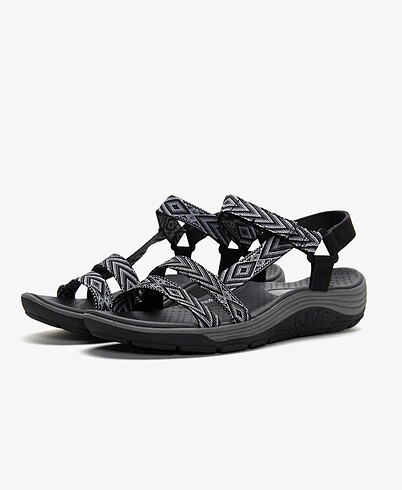 Skechers Kadın Orijinal Siyah Sandalet