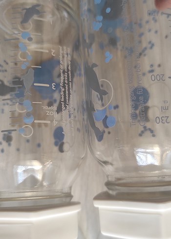 Mavi ve Gri Bebek Biberonları NUK - Görsel 3