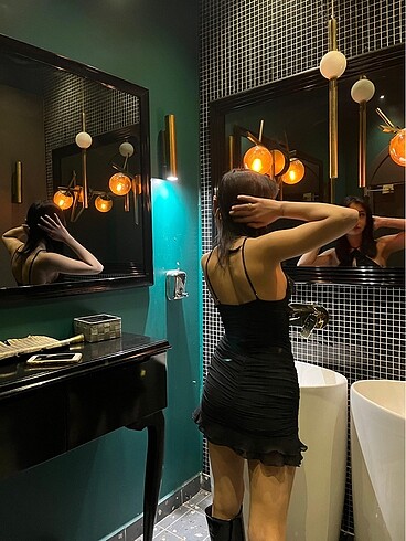 xs Beden Siyah elbise
