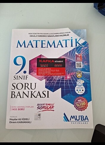 Mutlak Başarı(Muba) Yayınları 9. Sınıf Matematik Soru Bankası