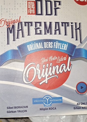 Orijinal Matematik Ders Föyleri Soru Bankası