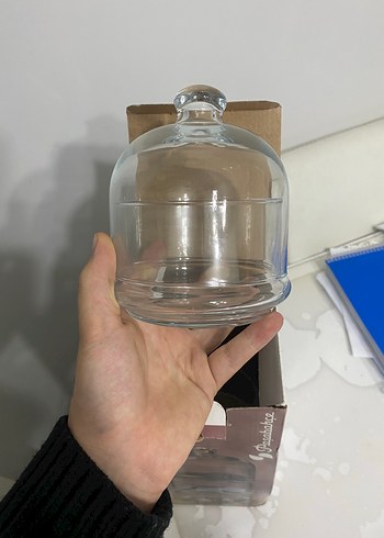 Bej Cam Villa Patisserie Saklama Kabı - Görsel 2