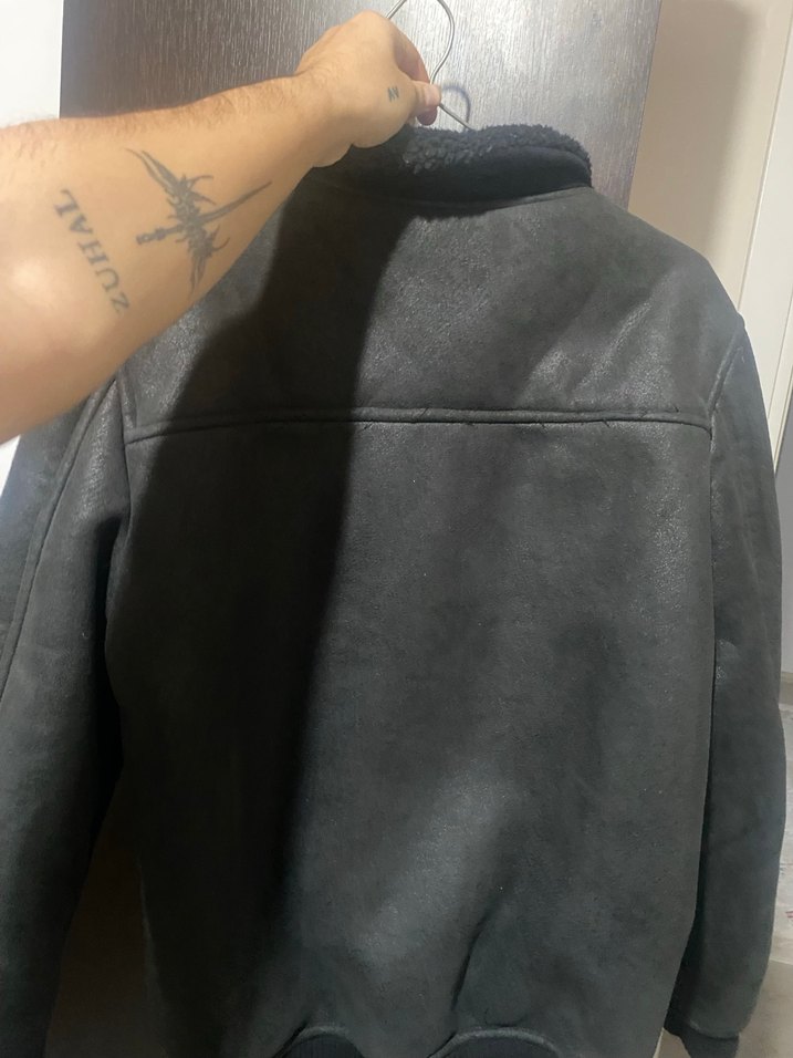 Erkek biker ceket - Görsel 3