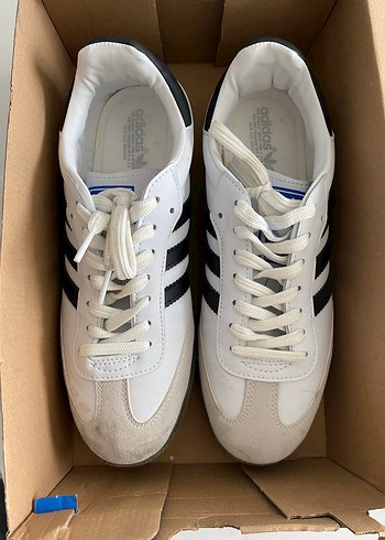 Beyaz Adidas Samba Kadın Spor Ayakkabı - Görsel 4