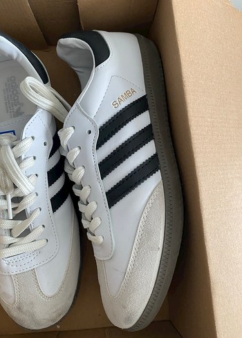 Beyaz Adidas Samba Kadın Spor Ayakkabı - Görsel 2