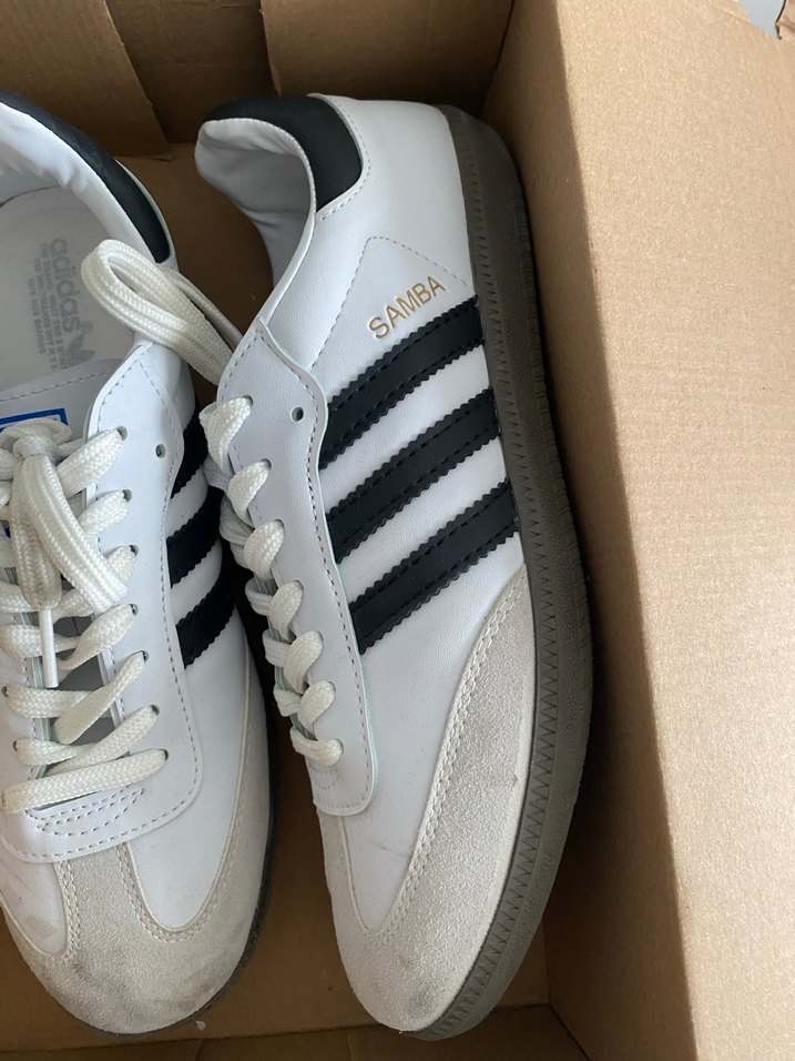 Beyaz Adidas Samba Kadın Spor Ayakkabı - Görsel 2