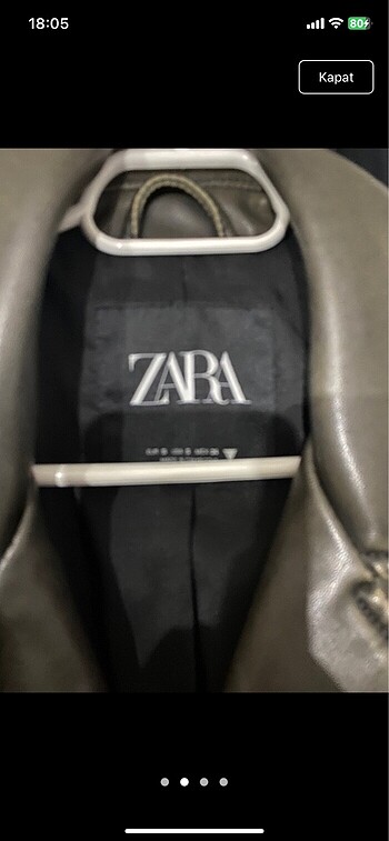 Zara Ürün temizdir