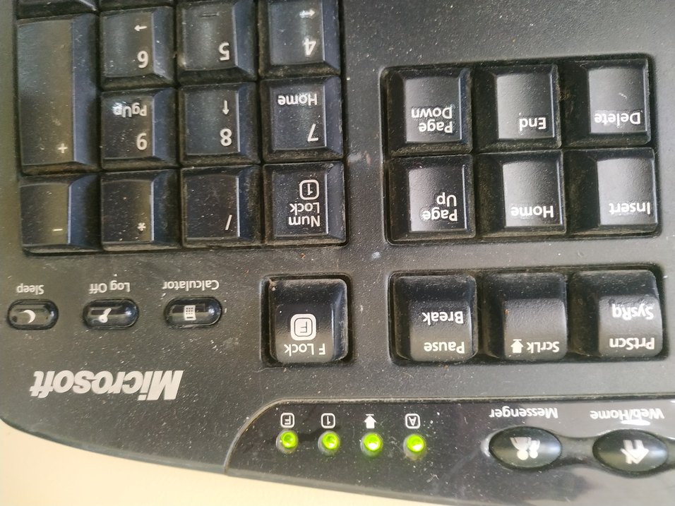 Siyah Çok Fonksiyonlu Bilgisayar Klavyesi - Görsel 3