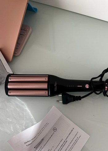 Siyah Bej Üçlü Model Saç Dalgalandırıcı