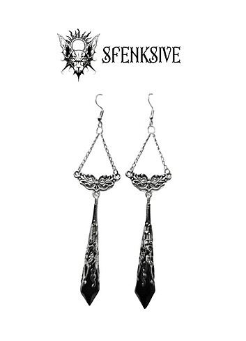 Diğer Victorian goth sarkıt küpe