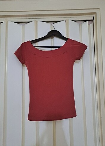 Bordo renkli bluz - Görsel 2