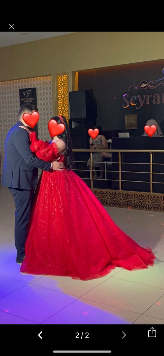 Özel Tasarım Straplez Kına elbisesi - Görsel 2