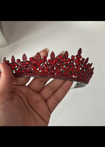 Kırmızı Gelin Kına Tacı - Görsel 2