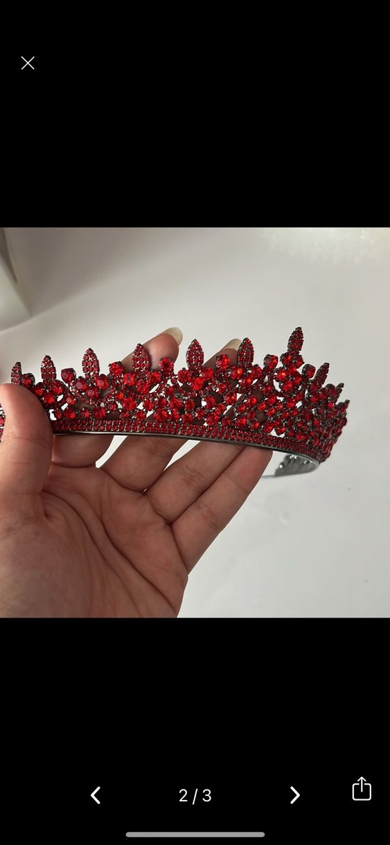 Kırmızı Gelin Kına Tacı - Görsel 2